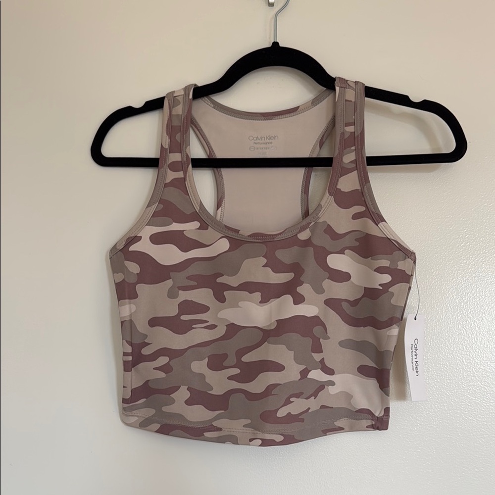 Calvin Klein Camouflage Crop Top